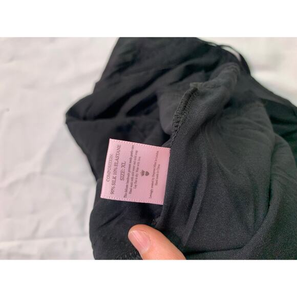 NWT Empress MIMI SILK and elastane cami tank BLACK LACE! size XL - Picture 4 of 5